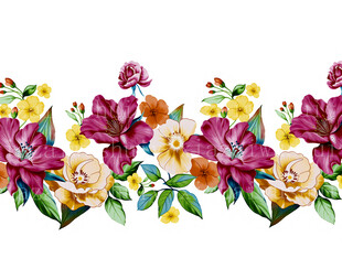 玫瑰花 手绘 下载无水印