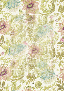 复古风花卉纹理图案