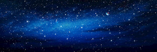 巨幅黑色宇宙星空背景图灯箱