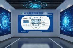 科技无人机文化墙