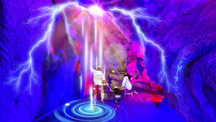 奇幻舞台闪电特效表演