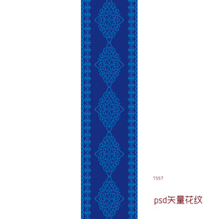 蓝色蒙古花纹蒙古地毯