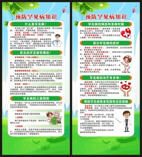 国际罕见病日展架