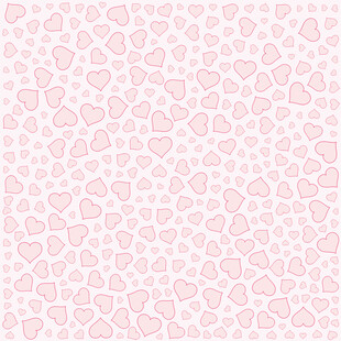 粉色爱心花纹背景图案