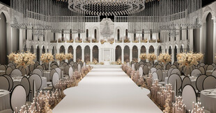 香槟金主题婚礼