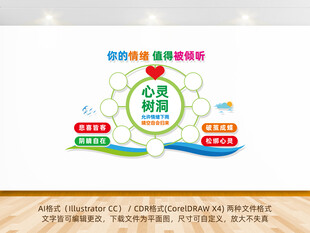 校园心理健康标语文化墙