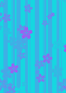 蓝紫条纹花卉背景图案