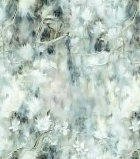 淡蓝花卉纹理图案