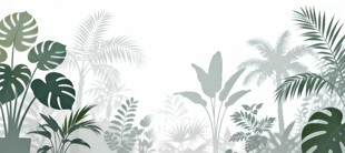 雾气磨砂膜效果绿植贴图