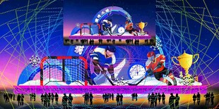 元宵彩灯效果图