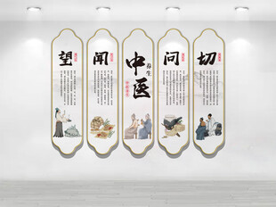 中医文化墙中医四诊