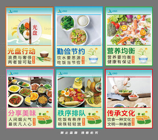 多样美食海报展示