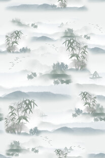 水墨山水意境图