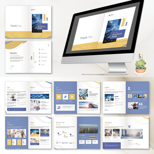 品牌画册InDesign模板