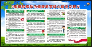 联合国糖尿病日宣传栏