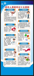 老年健康宣传周展架