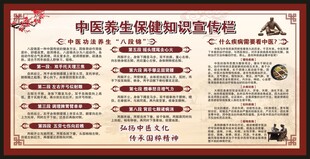 中医健康教育知识宣传栏