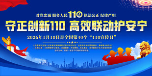 110宣传日展板