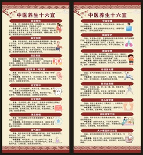 中医保健知识展架