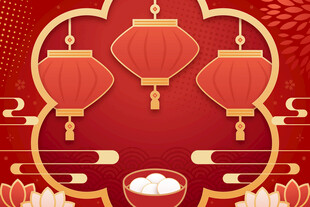 春节喜元素
