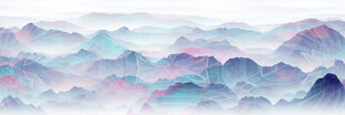 梦幻山水云雾图