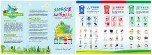 垃圾分类三折页