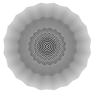 黑白螺旋纹抽象图案