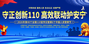 2026年110宣传日展板