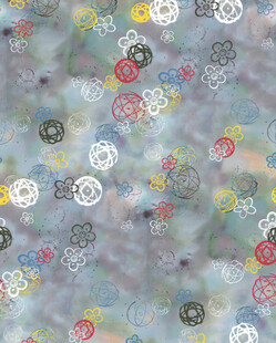 多彩圆形图案背景纹理