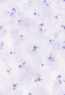 淡紫色花卉图案布料纹理