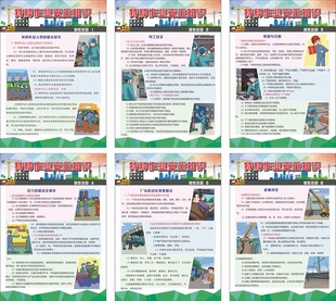 特种作业安全知识宣教挂图