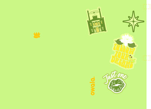 绿色背景的啤酒相关元素