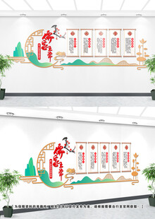 儒家五常校园文化墙