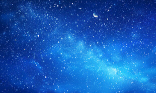 繁星满天星吊顶背景图