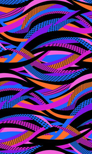 多彩波浪抽象图案纹理