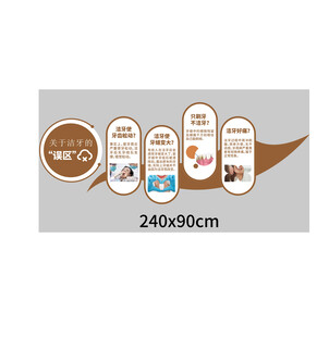 口腔洁牙文化墙