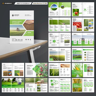 农业画册模板