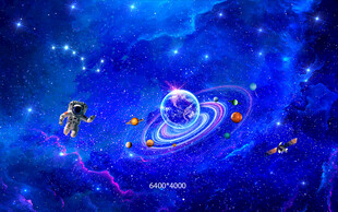 蓝色星空