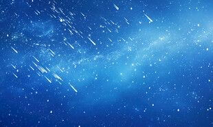 流星雨浩瀚星空背景图