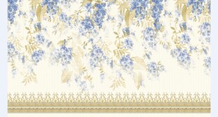 大牌定位花蓝色花