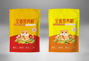 仓鼠 全面营养粮 宠物 包装袋