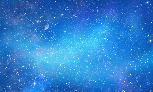 蓝色星空软膜天花灯箱