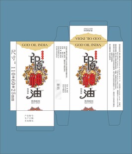 印度油包装设计展示