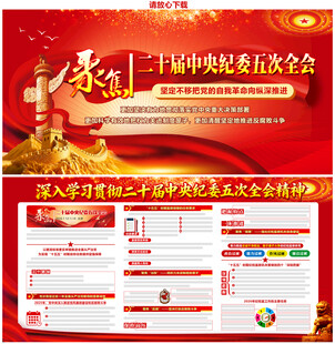 二十届中央纪委五次全会