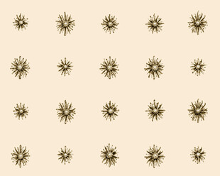 金色花卉图案背景纹理