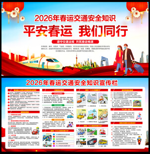 2026年春运交通安全宣传