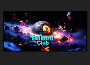 台球广告 