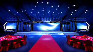 豪华星空主题宴会场地