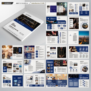 律师事务所画册版式设计