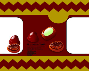 多彩巧克力糖果展示图